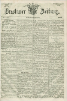 Breslauer Zeitung. 1850, № 342 (10 Dezember) + dod.