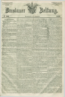 Breslauer Zeitung. 1850, № 346 (14 Dezember) + dod.