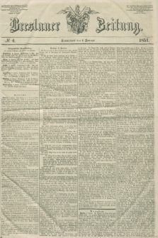 Breslauer Zeitung. 1851, № 4 (4 Januar)