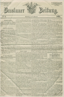 Breslauer Zeitung. 1851, № 5 (5 Januar)
