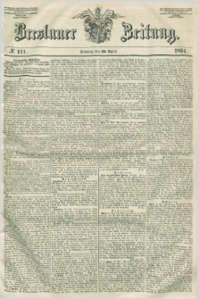 Breslauer Zeitung. 1851, № 111 (22 April)