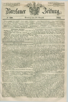 Breslauer Zeitung. 1851, № 228 (18 August)