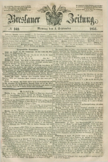 Breslauer Zeitung. 1851, № 242 (1 September)