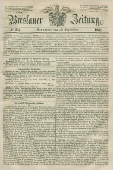 Breslauer Zeitung. 1851, № 254 (13 September) + dod.