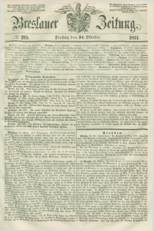 Breslauer Zeitung. 1851, № 295 (24 Oktober)