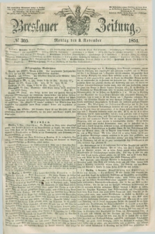 Breslauer Zeitung. 1851, № 305 (3 November)