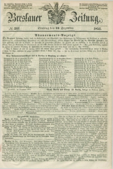 Breslauer Zeitung. 1851, № 361 (30 Dezember) + dod.