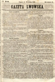 Gazeta Lwowska. 1862, nr 210
