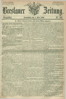 Breslauer Zeitung. 1856, Nr. 201 (1 Mai) - Morgenblatt + dod.