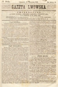 Gazeta Lwowska. 1862, nr 215