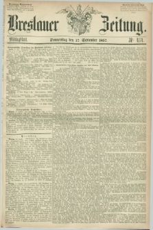 Breslauer Zeitung. 1857, Nr. 434 (17 September) - Mittagblatt