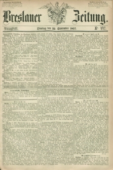 Breslauer Zeitung. 1857, Nr. 442 (22 September) - Mittagblatt