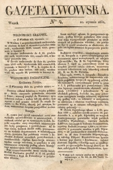 Gazeta Lwowska. 1832, nr 4