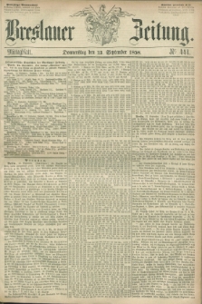 Breslauer Zeitung. 1858, Nr. 444 (23 September) - Mittagblatt