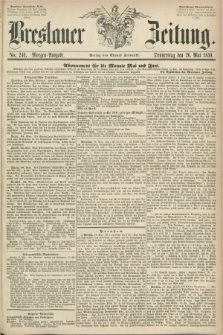Breslauer Zeitung. 1859, No. 241 (26 Mai) - Morgen-Ausgabe + dod.