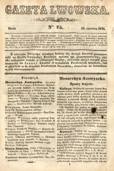 Gazeta Lwowska. 1848, nr 75