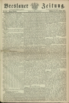 Breslauer Zeitung. 1861, Nr. 508 (30 Oktober) - Mittag-Ausgabe