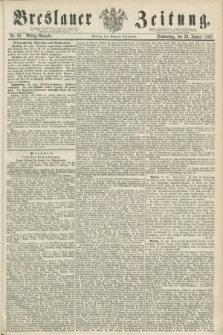 Breslauer Zeitung. 1862, Nr. 38 (23 Januar) - Mittag-Ausgabe