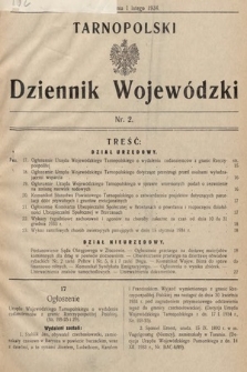 Tarnopolski Dziennik Wojewódzki. 1934, nr 2