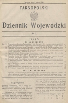 Tarnopolski Dziennik Wojewódzki. 1935, nr 2