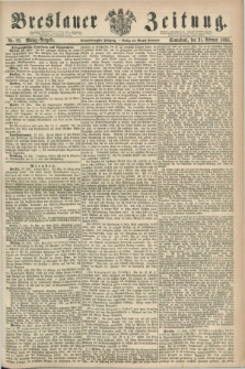 Breslauer Zeitung. Jg.44, Nr. 88 (21 Februar 1863) - Mittag-Ausgabe