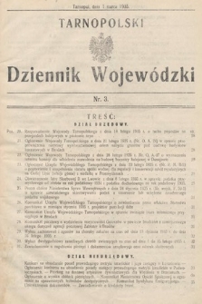Tarnopolski Dziennik Wojewódzki. 1935, nr 3