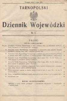 Tarnopolski Dziennik Wojewódzki. 1935, nr 5