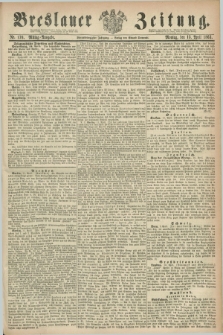 Breslauer Zeitung. Jg.44, Nr. 170 (13 April 1863) - Mittag-Ausgabe