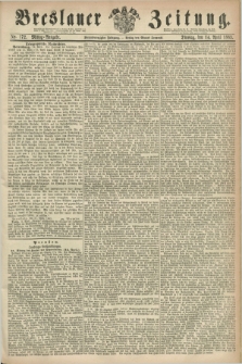 Breslauer Zeitung. Jg.44, Nr. 172 (14 April 1863) - Mittag-Ausgabe