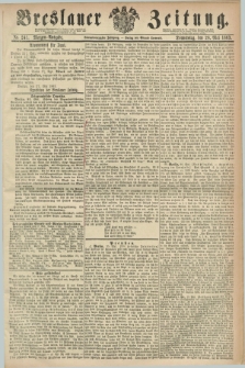 Breslauer Zeitung. Jg.44, Nr. 241 (28 Mai 1863) - Morgen-Ausgabe + dod.