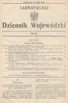 Tarnopolski Dziennik Wojewódzki. 1935, nr 11