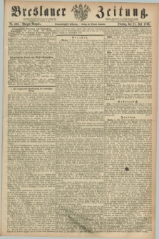 Breslauer Zeitung. Jg.44, Nr. 333 (21 Juli 1863) - Morgen-Ausgabe + dod.
