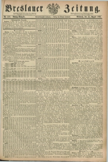 Breslauer Zeitung. Jg.44, Nr. 372 (12 August 1863) - Mittag-Ausgabe