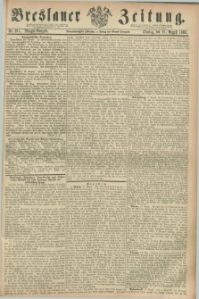 Breslauer Zeitung. Jg.44, Nr. 381 (18 August 1863) - Morgen-Ausgabe + dod.