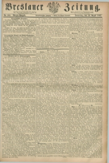 Breslauer Zeitung. Jg.44, Nr. 385 (20 August 1863) - Morgen-Ausgabe + dod.