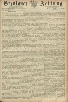Breslauer Zeitung. Jg.44, Nr. 386 (20 August 1863) - Mittag-Ausgabe
