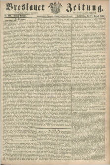 Breslauer Zeitung. Jg.44, Nr. 398 (27 August 1863) - Mittag-Ausgabe