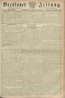 Breslauer Zeitung. Jg.44, Nr. 411 (4 September 1863) - Morgen-Ausgabe + dod.