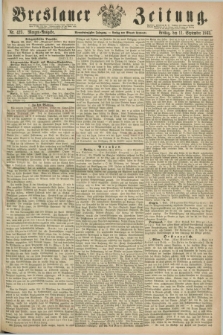Breslauer Zeitung. Jg.44, Nr. 423 (11 September 1863) - Morgen-Ausgabe + dod.