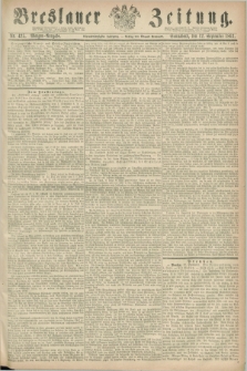 Breslauer Zeitung. Jg.44, Nr. 425 (12 September 1863) - Morgen-Ausgabe + dod.