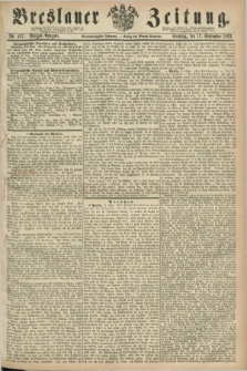 Breslauer Zeitung. Jg.44, Nr. 427 (13 September 1863) - Morgen-Ausgabe + dod.