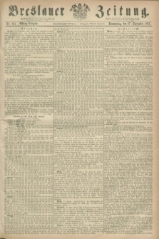 Breslauer Zeitung. Jg.44, Nr. 434 (17 September 1863) - Mittag-Ausgabe