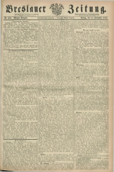 Breslauer Zeitung. Jg.44, Nr. 435 (18 September 1863) - Morgen-Ausgabe + dod.