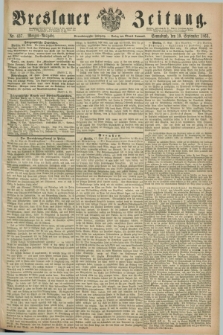 Breslauer Zeitung. Jg.44, Nr. 437 (19 September 1863) - Morgen-Ausgabe + dod.