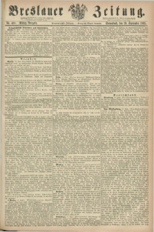 Breslauer Zeitung. Jg.44, Nr. 438 (19 September 1863) - Mittag-Ausgabe