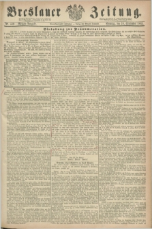 Breslauer Zeitung. Jg.44, Nr. 439 (20 September 1863) - Morgen-Ausgabe + dod.