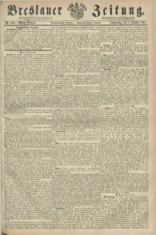Breslauer Zeitung. Jg.44, Nr. 458 (1 October 1863) - Mittag-Ausgabe
