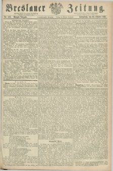 Breslauer Zeitung. Jg.44, Nr. 497 (24 Oktober 1863) - Morgen-Ausgabe + dod.