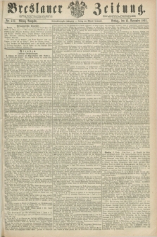 Breslauer Zeitung. Jg.44, Nr. 532 (13 November 1863) - Mittag-Ausgabe