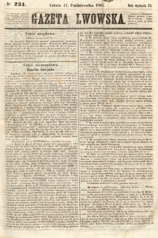 Gazeta Lwowska. 1862, nr 234
